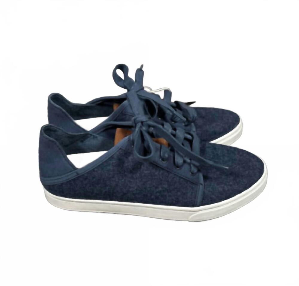 NEW OLUKAI women's pehuea li sneaker in vintage indigo/vintage indigo